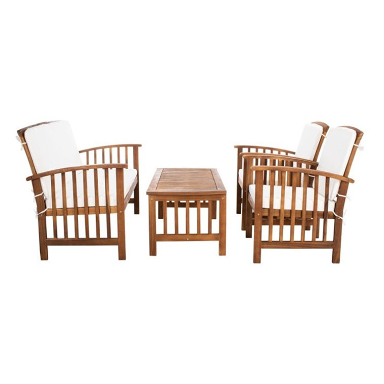 Delosreyes 4 - Person Outdoor Seating Group with Cushions