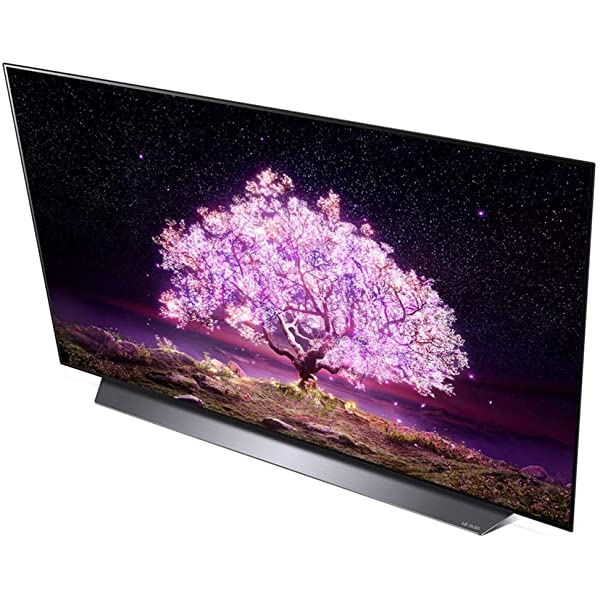 LG OLED65C1PUB 65 Inch 4K Smart OLED TV with AI ThinQ (2021 Model) Bundle with Premium 4 YR CPS Enhanced Protection Pack