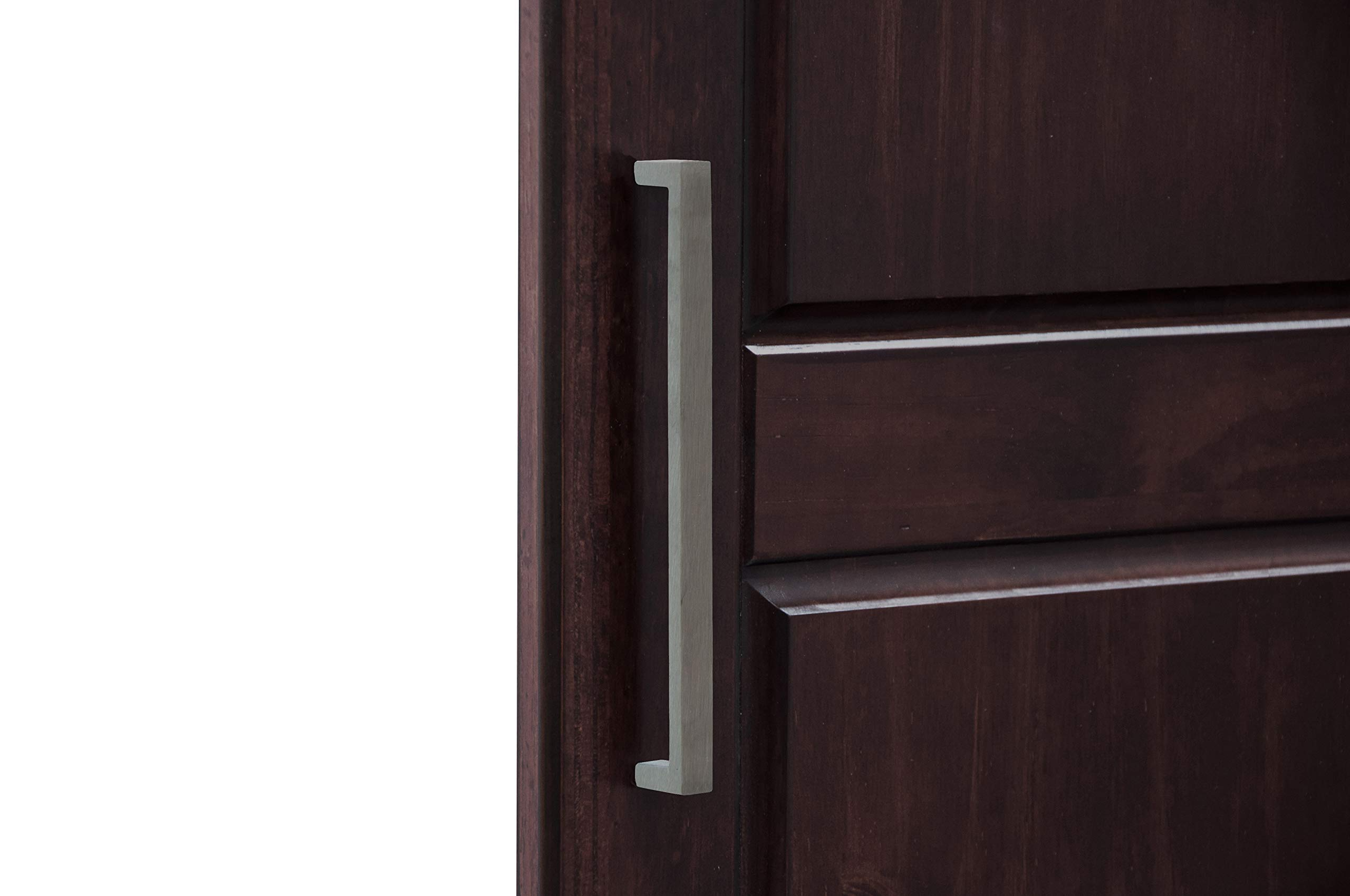 【Furniture】Cosmo Solid Wood 3-Door Wardrobe with Mirror and 3 Drawers, Java