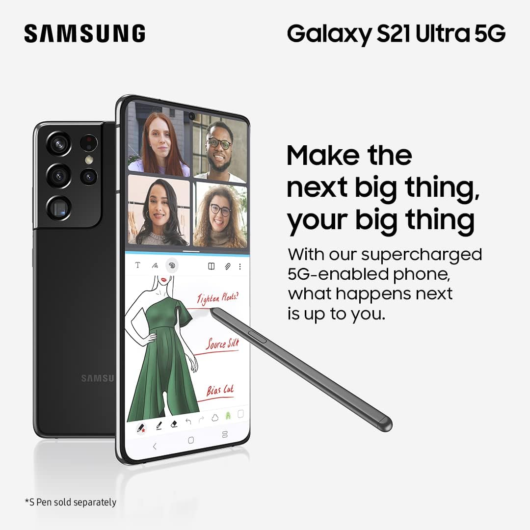 Samsung Galaxy S21 Ultra 5G Smartphone SIM Free Android