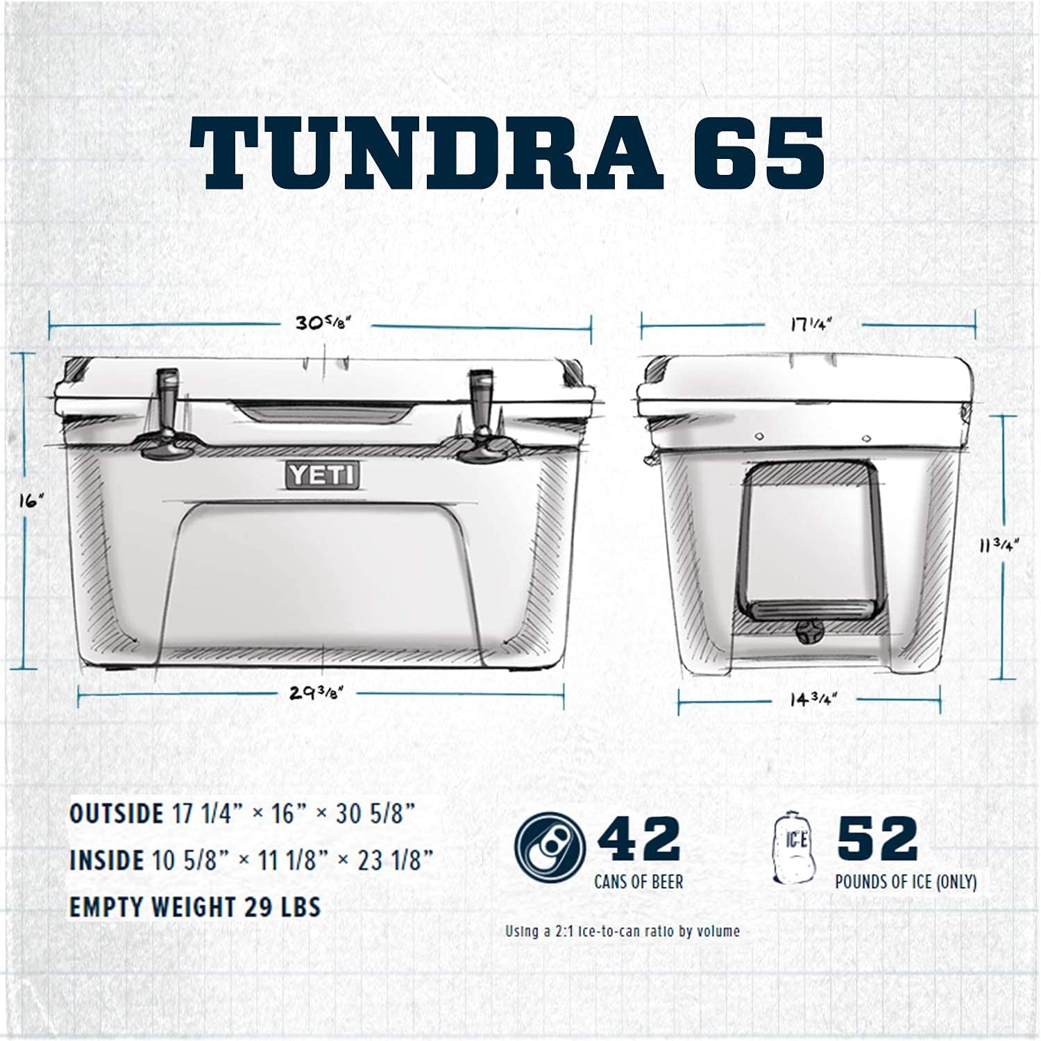 YT Tundra Haul Portable Wheeled 65 Cooler