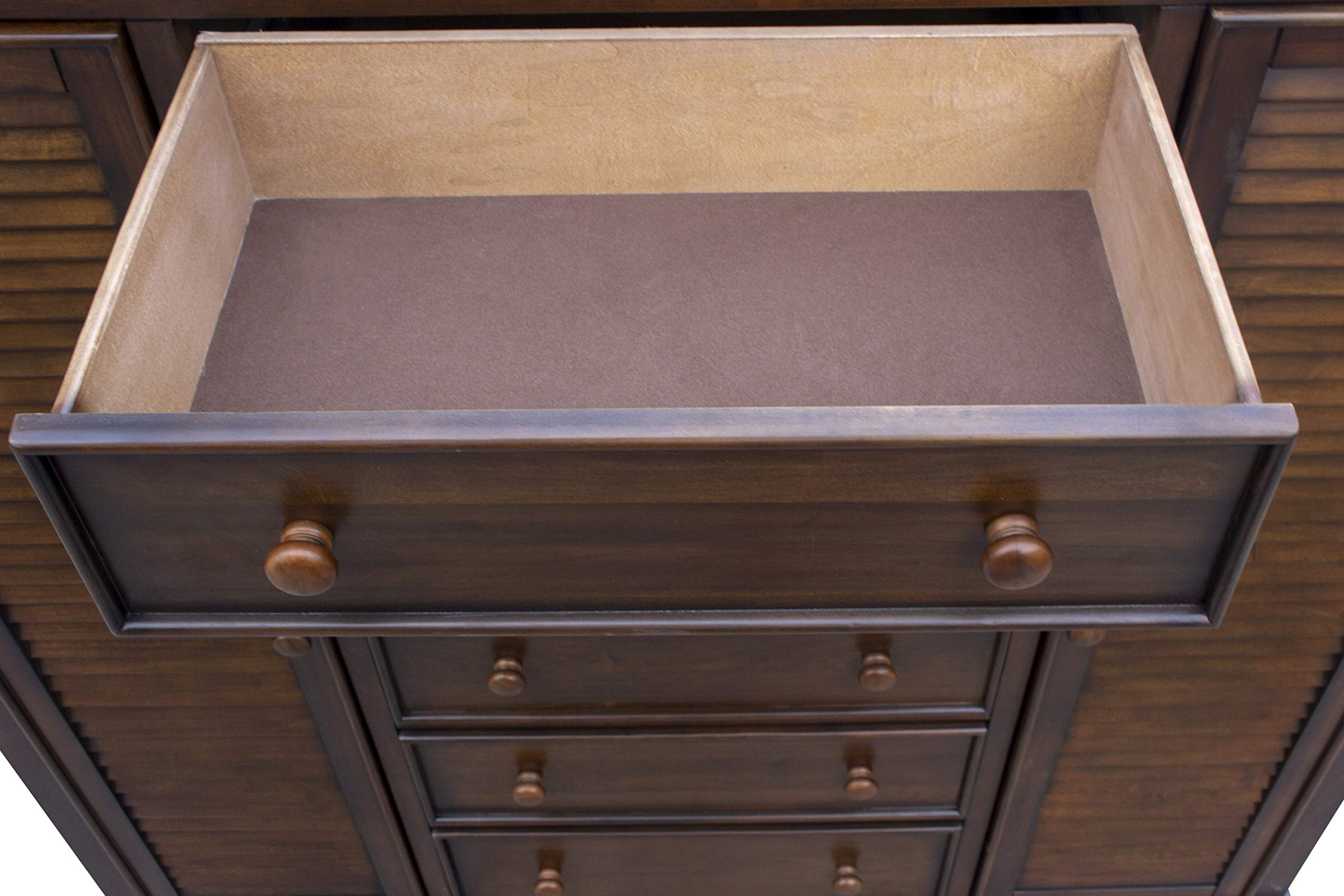 【Furniture】Bahama Shutter Wood Armoire, Tropical walnut