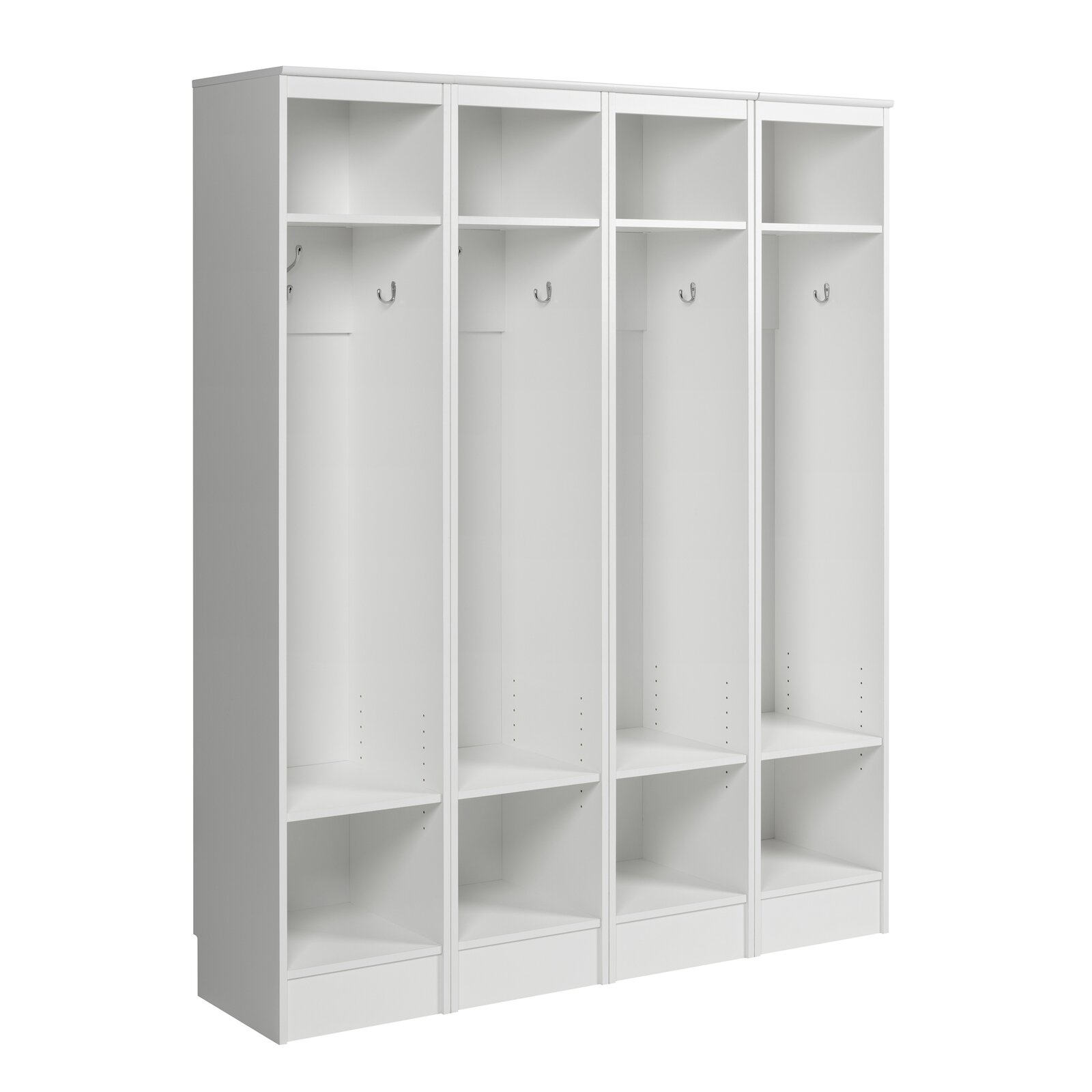 【Furniture】Mcalmont 59'' Wide Hall Tree (Set of 4)