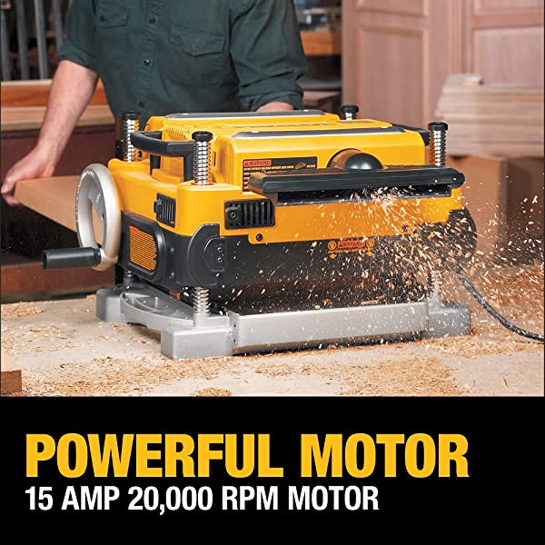 DEWALT Thickness Planer, Two Speed, 13-Inch (DW735X) 2-Speed 13