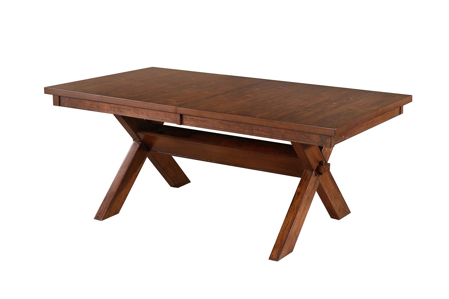 【Furniture】9-Piece Solid Wood Dining Set with Table & 8 Chairs