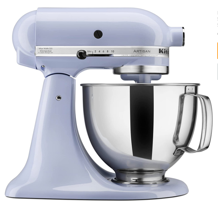 KitchenAid 5-Qt. Tilt-Head Stand Mixer KSM150PSBM Artisan Series, 5 Quart, Black Matte