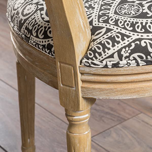 Christopher Knight Home Phinnaeus Beige Fabric Dining Chair (Set of 2), 2-Pcs Set Beige 2-Pcs Set