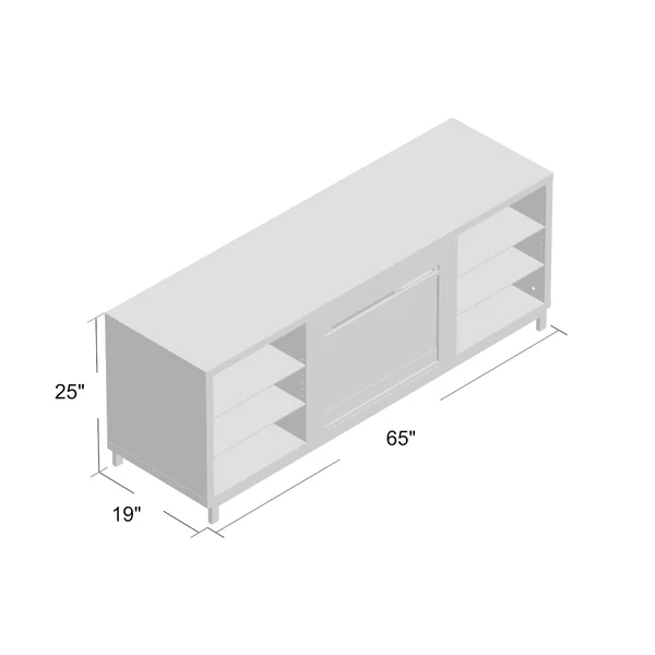 【Furniture】【BS】Vaske TV Stand for TVs up to 70