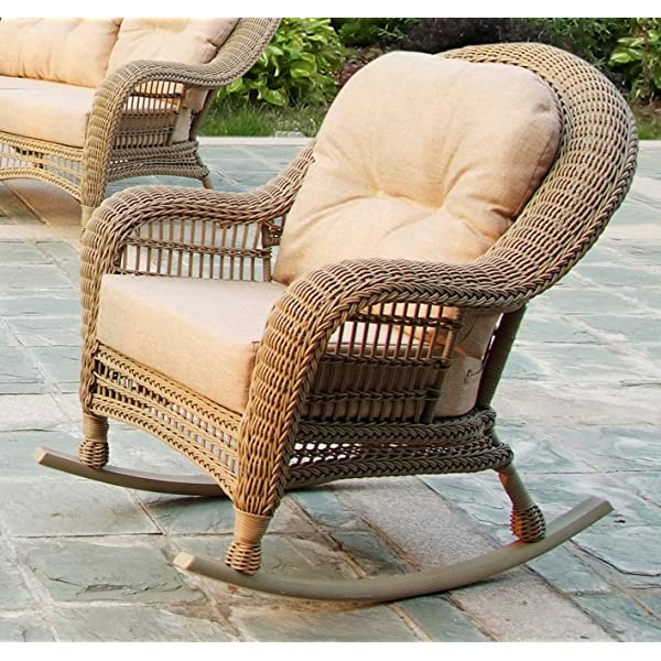 W Unlimited Saturn Collection Outdoor Garden Patio Chair Light Brown 1 Chair