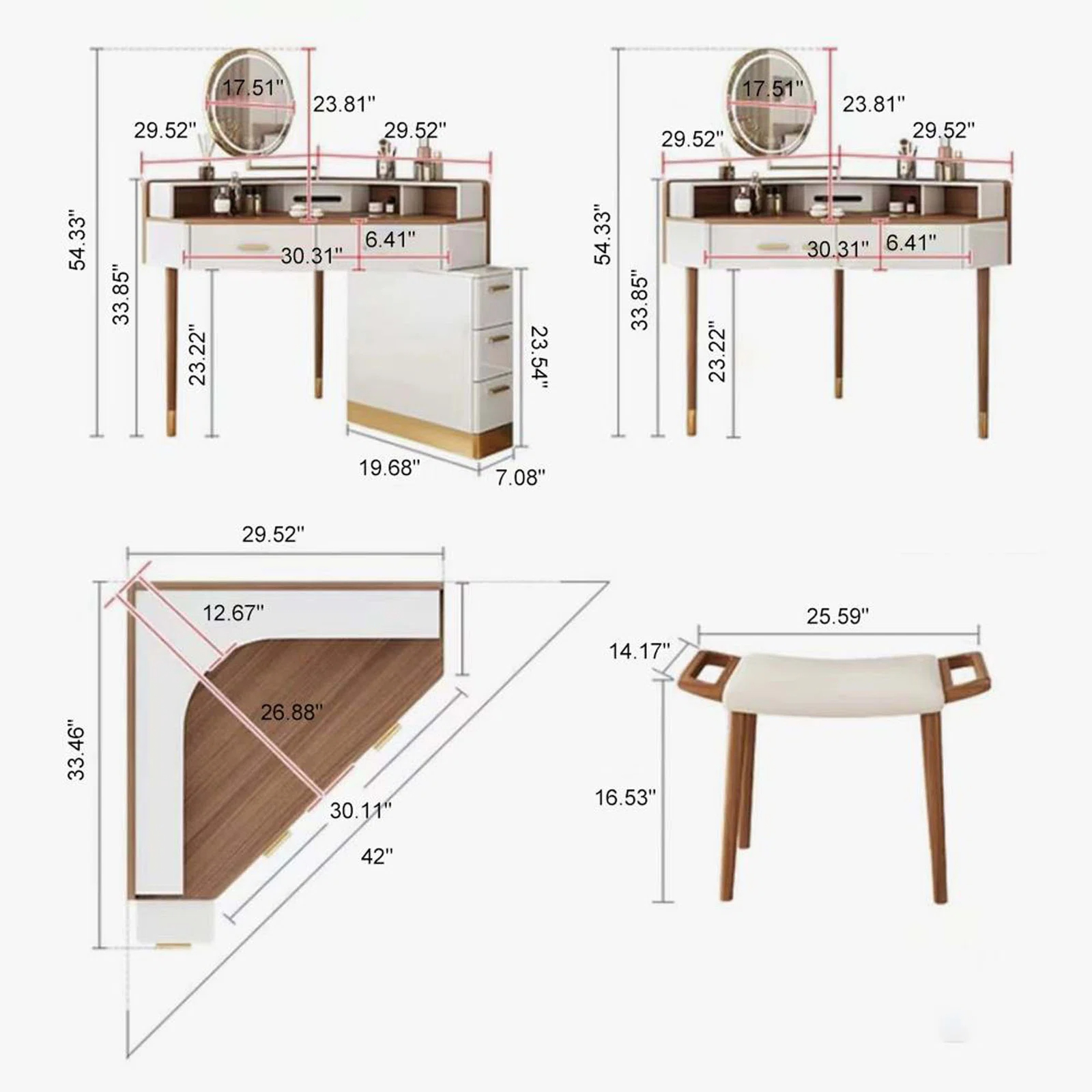 【Furniture】Deiah Vanity