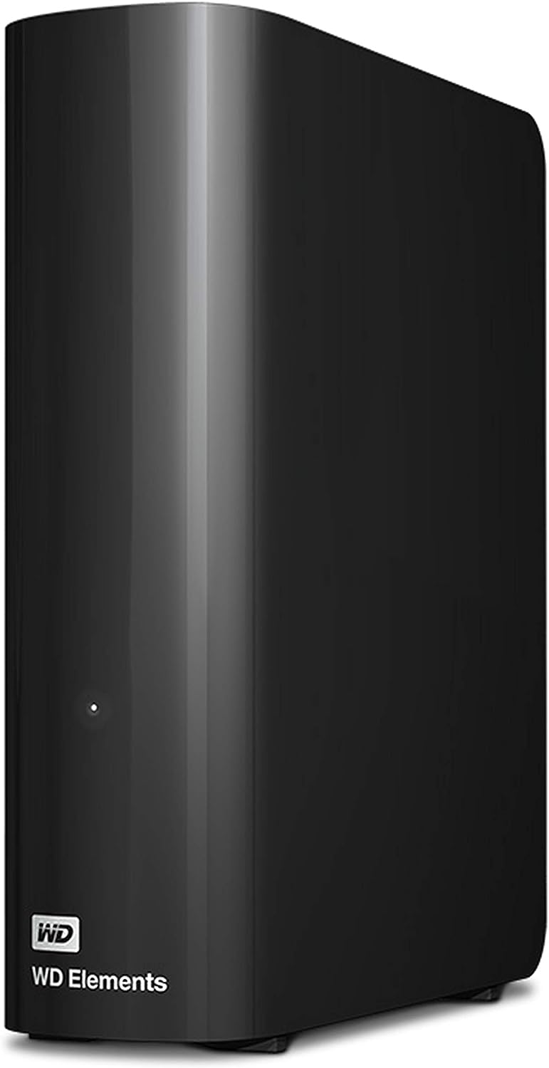 WD 12 TB Elements Desktop External Hard Drive - USB 3.0, Black