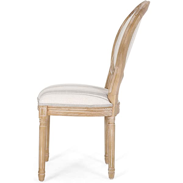 Christopher Knight Home Phinnaeus Beige Fabric Dining Chair (Set of 2), 2-Pcs Set Beige 2-Pcs Set