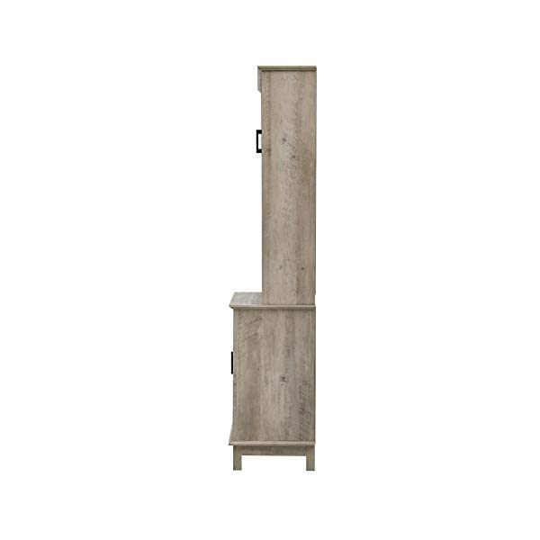 Home Source Bar Cabinet and Coffee Station (Charcoal)