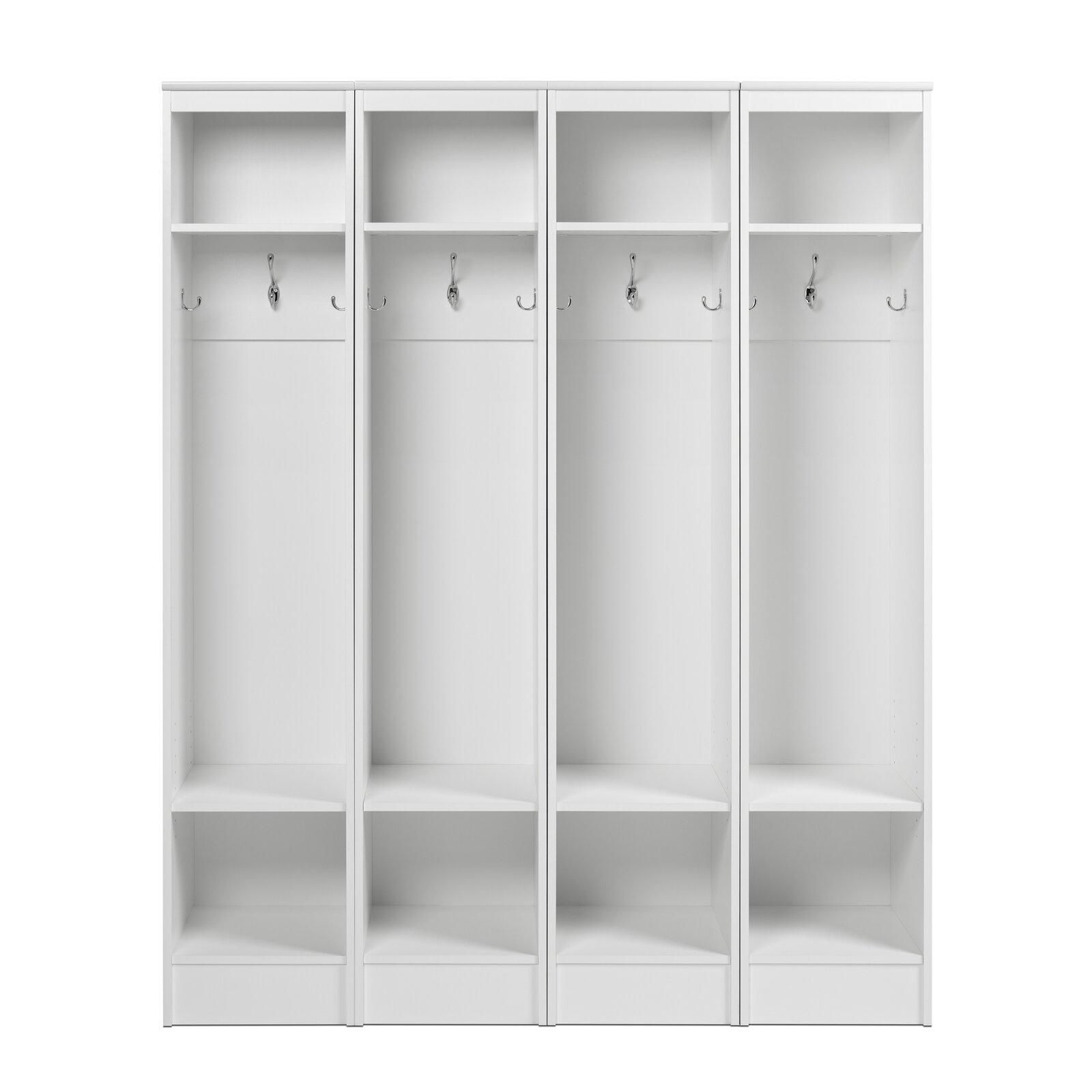 【Furniture】Mcalmont 59'' Wide Hall Tree (Set of 4)
