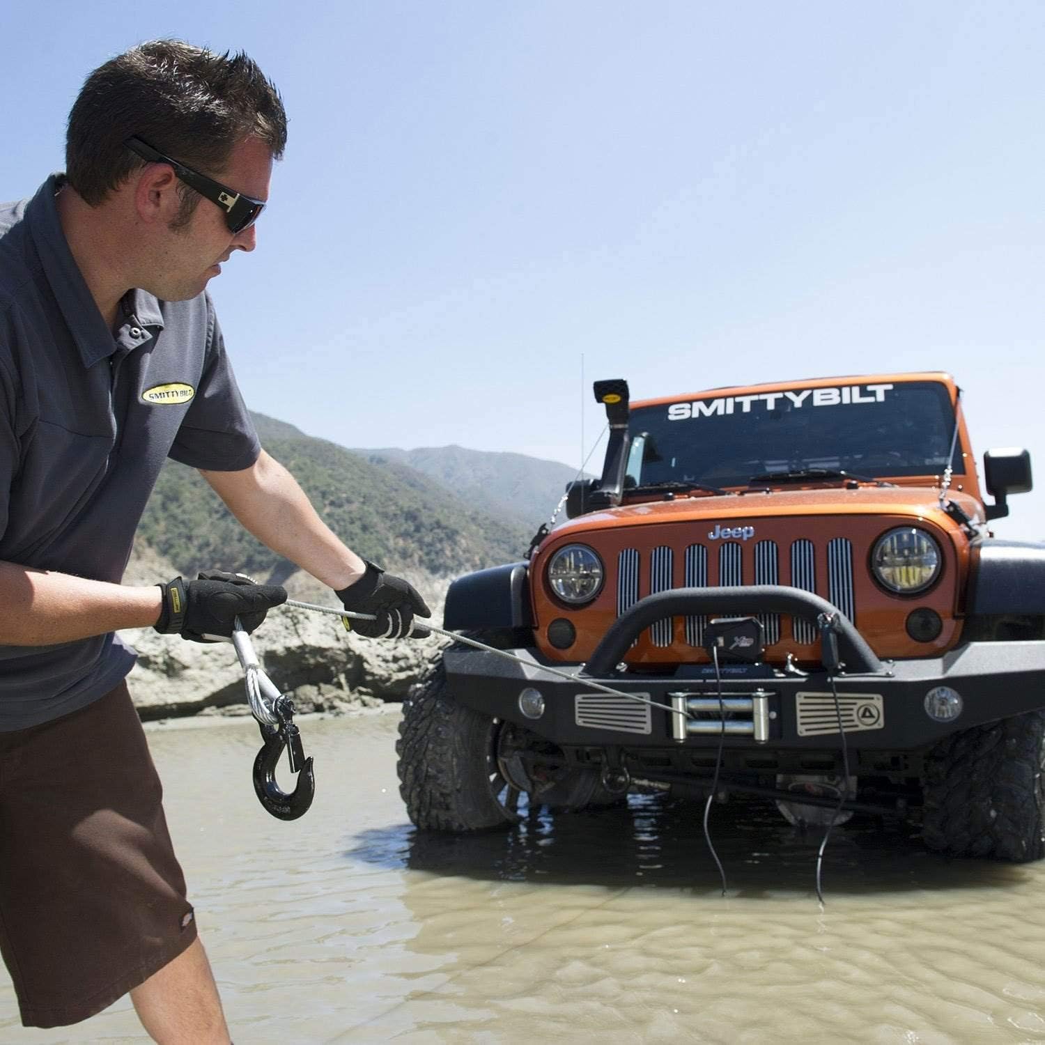 Smittybilt XRC GEN2 9.5K Waterproof Winch with Steel Cable - 97495