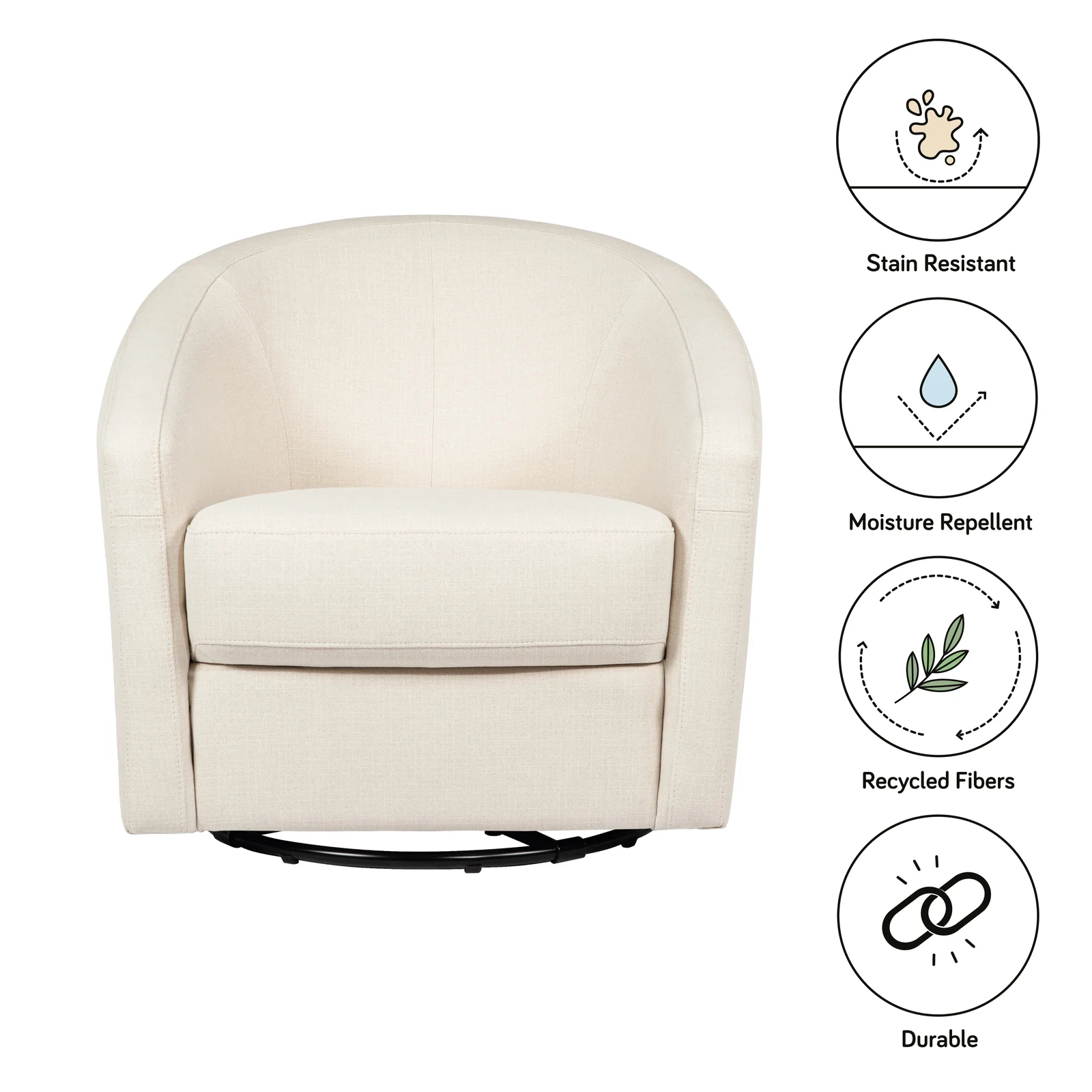 【Furniture】Madison Swivel Glider